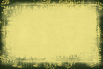 Image showing Grunge border and background