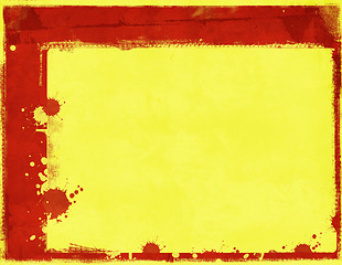 Image showing Grunge border and background