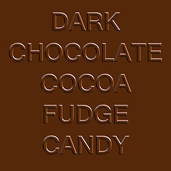Image showing Dark Chocolate Square