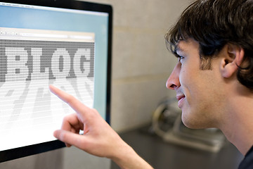 Image showing Internet Blog