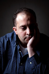 Image showing Depressed Man