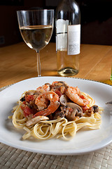 Image showing Shrimp Scampi with Linguine