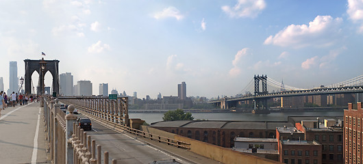 Image showing NYC Bridges Panorama