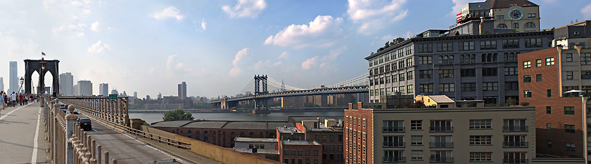 Image showing NYC Bridges Panorama