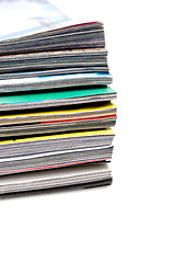 Image showing Stack of Magazines