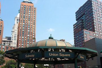 Image showing Union Square Subway Entrance
