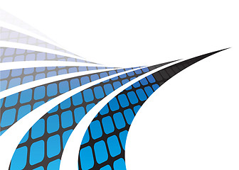 Image showing Abstract Swooshes