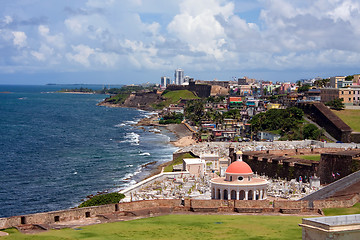 Image showing San Juan Cemetary