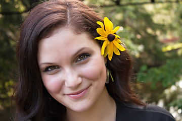 Image showing Smiling Summer Girl