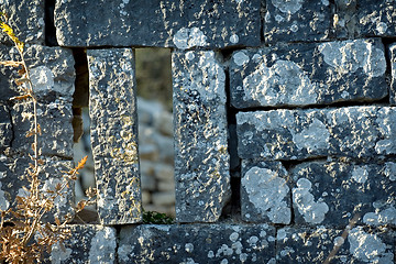 Image showing Stone wall