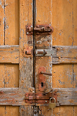 Image showing Old doors