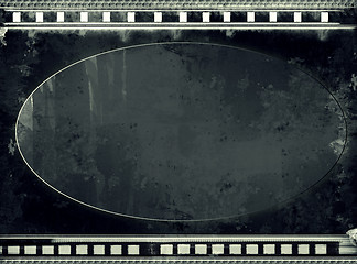 Image showing Grunge film frame