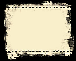 Image showing Grunge film frame