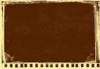 Image showing Grunge film frame