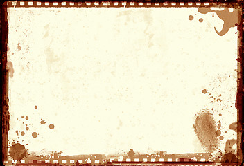 Image showing Grunge film frame