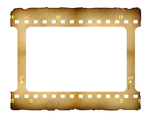 Image showing Grunge film frame