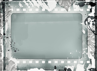 Image showing Grunge film frame