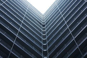 Image showing Hong Kong public housing apartment block 