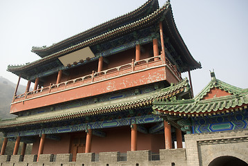 Image showing China architecture - Taken in The great Wall, Beijing, China 