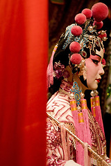 Image showing asia chinese opera dummy with text space 