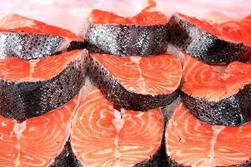 Image showing Salmon Steaks