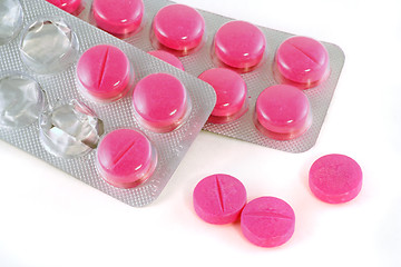 Image showing pink tablets