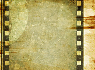 Image showing Grunge film frame