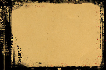 Image showing Grunge border and background