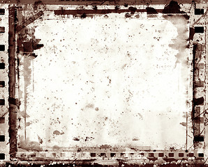 Image showing Grunge film frame