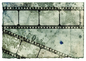 Image showing Grunge film frame