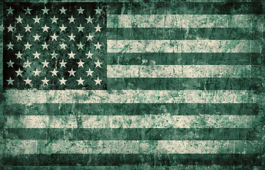 Image showing Grunge flag of USA