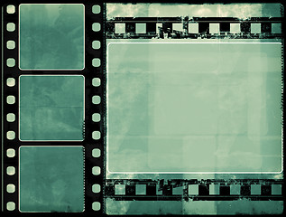 Image showing Grunge film frame