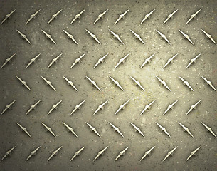 Image showing Rusty metal plate