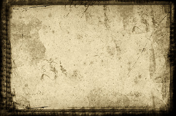 Image showing Grunge border and background