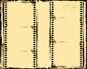 Image showing Grunge film frame