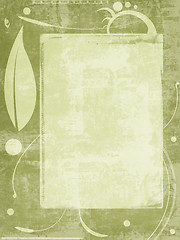 Image showing Grunge border and background