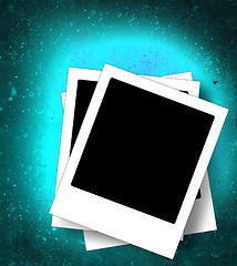 Image showing Grunge polaroid background