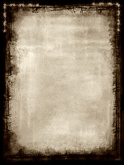 Image showing Grunge border and background