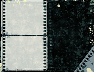 Image showing Grunge film frame