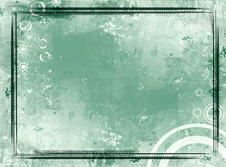 Image showing Grunge border and background