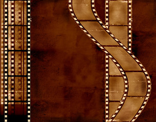 Image showing Grunge film frame