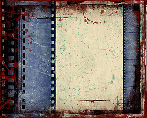 Image showing Grunge film frame