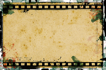 Image showing Grunge film frame