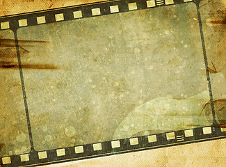 Image showing Grunge film frame