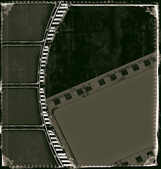 Image showing Grunge film frame