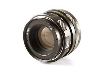 Image showing Vintage camera lens