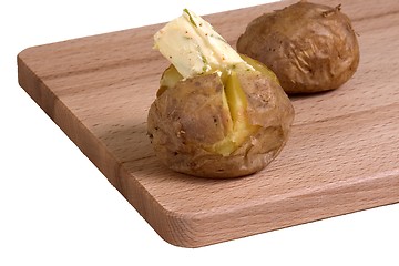 Image showing baked potatoes