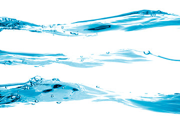 Image showing Blue water waves