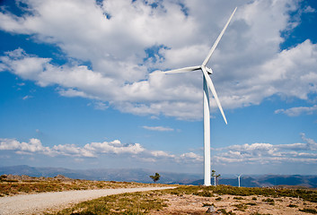 Image showing Wind turbines