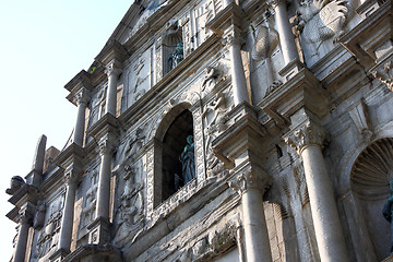 Image showing Macau world heritage, Ruins of St. Paul's 